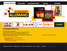 Tablet Screenshot of lebouquetallemand.com
